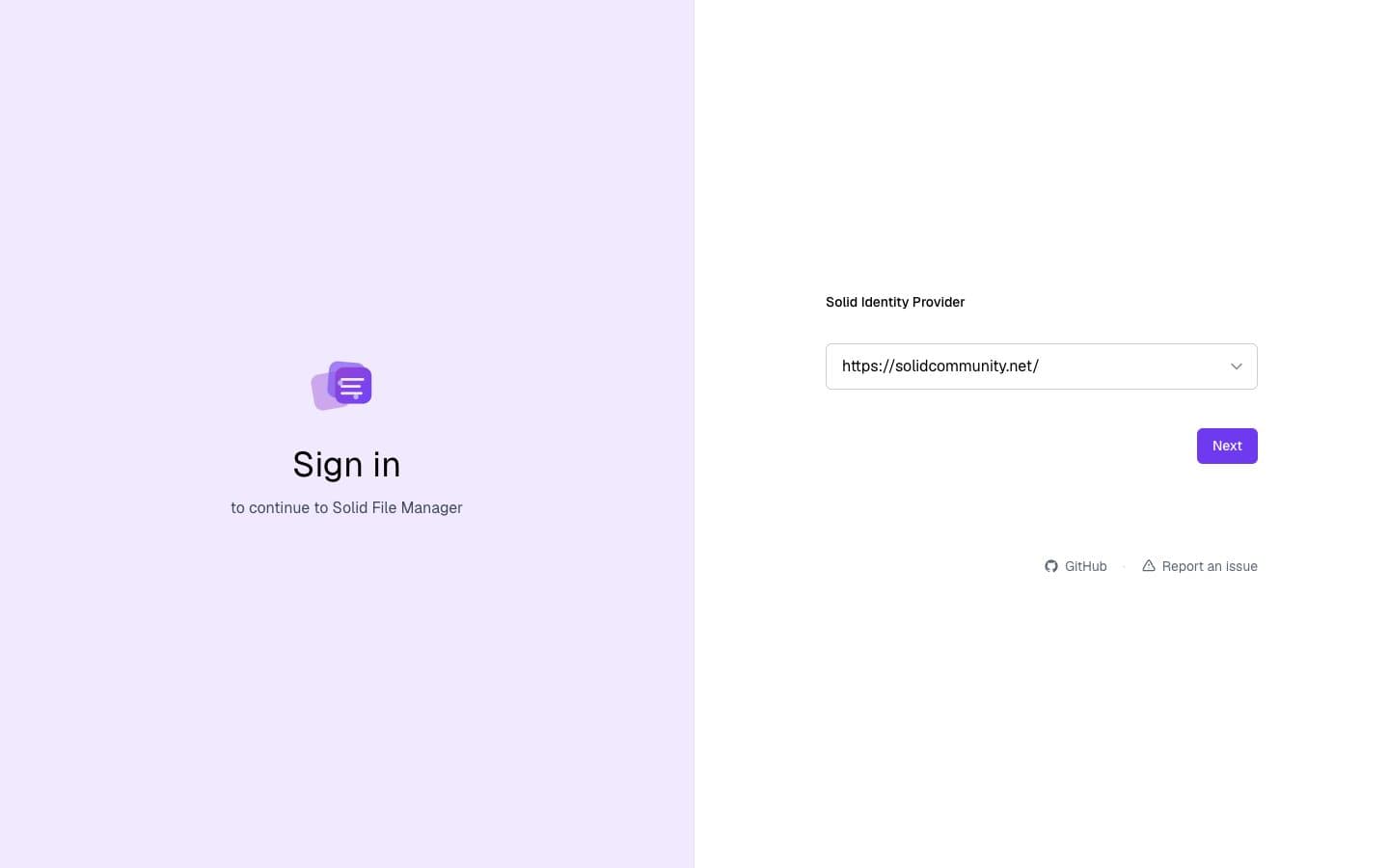 Solid File Manager — live site